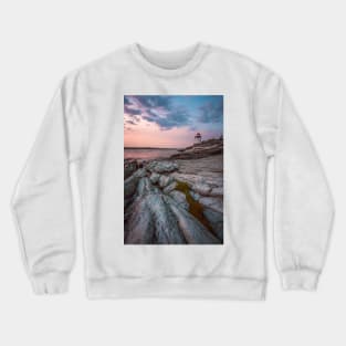 Castle Hill lighthouse in Newport, Rhode Island Crewneck Sweatshirt